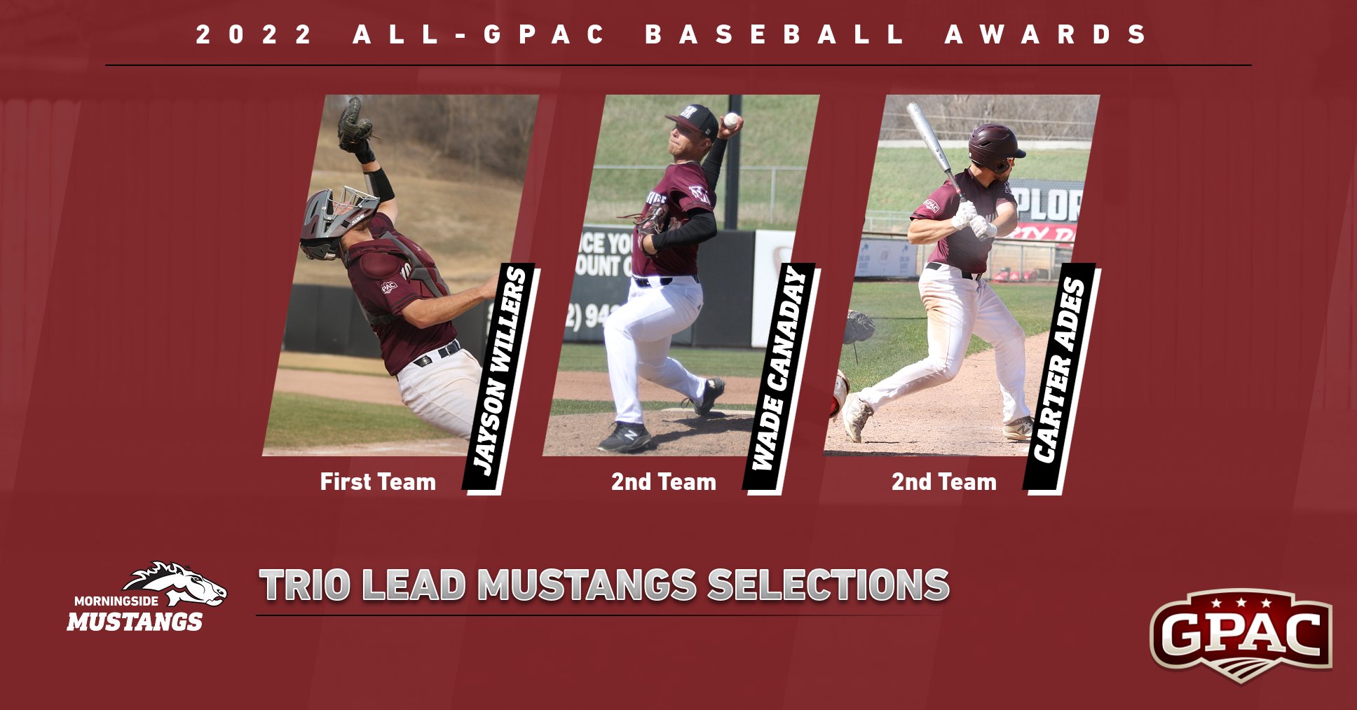 Willers, Ades, Canaday headline Mustangs all-conference honors