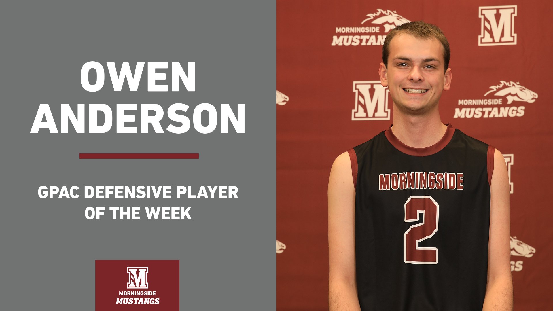 Owen Anderson, GPAC Defensive Player of the Week