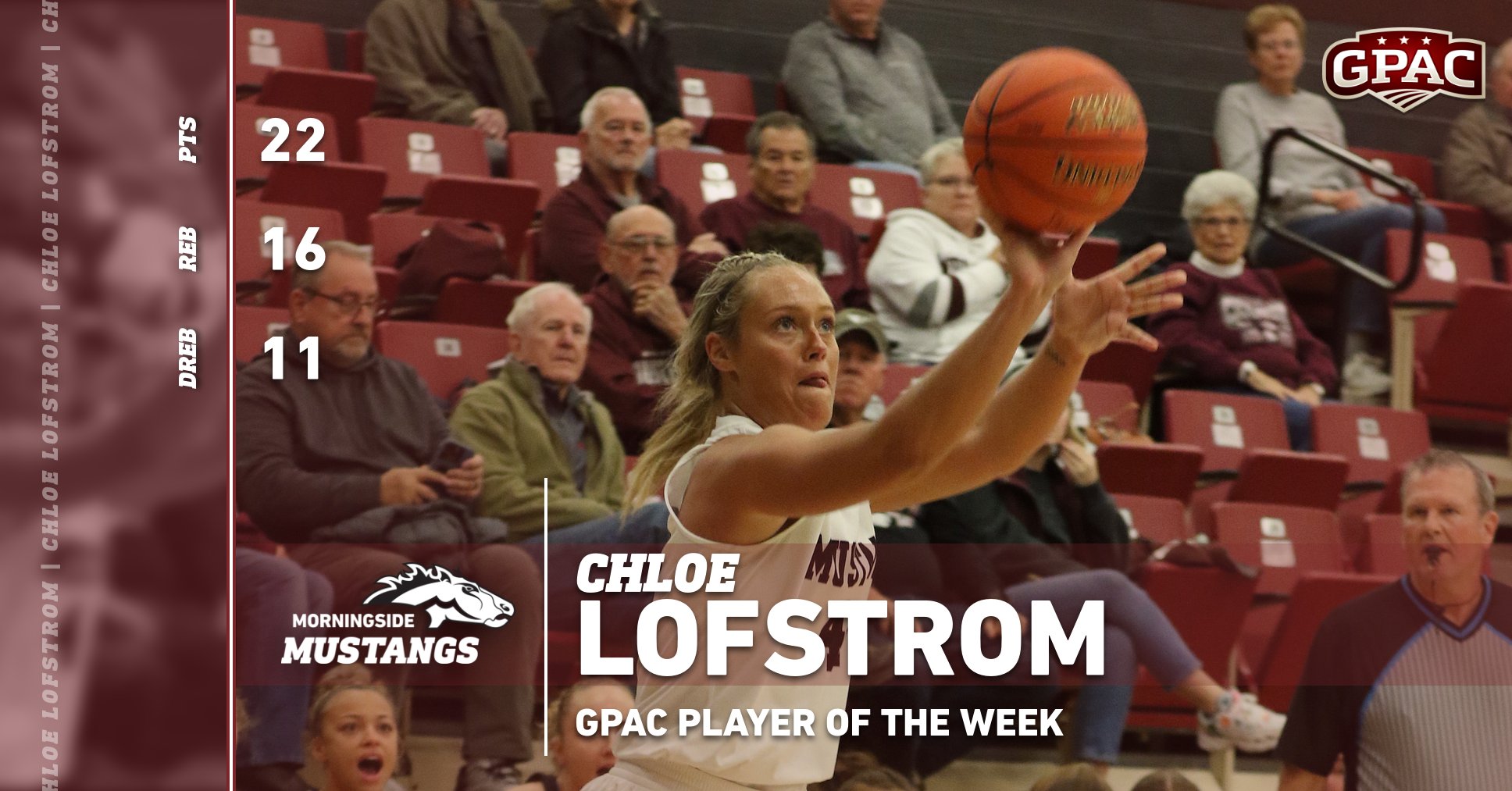 Chloe Lofstrom named GPAC Player of the Week