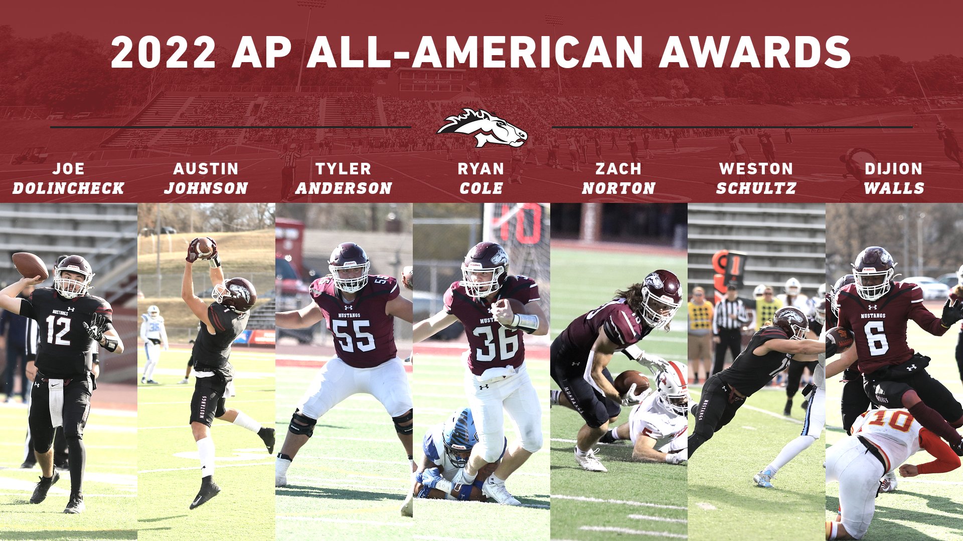 Seven Mustangs included on AP All-American List