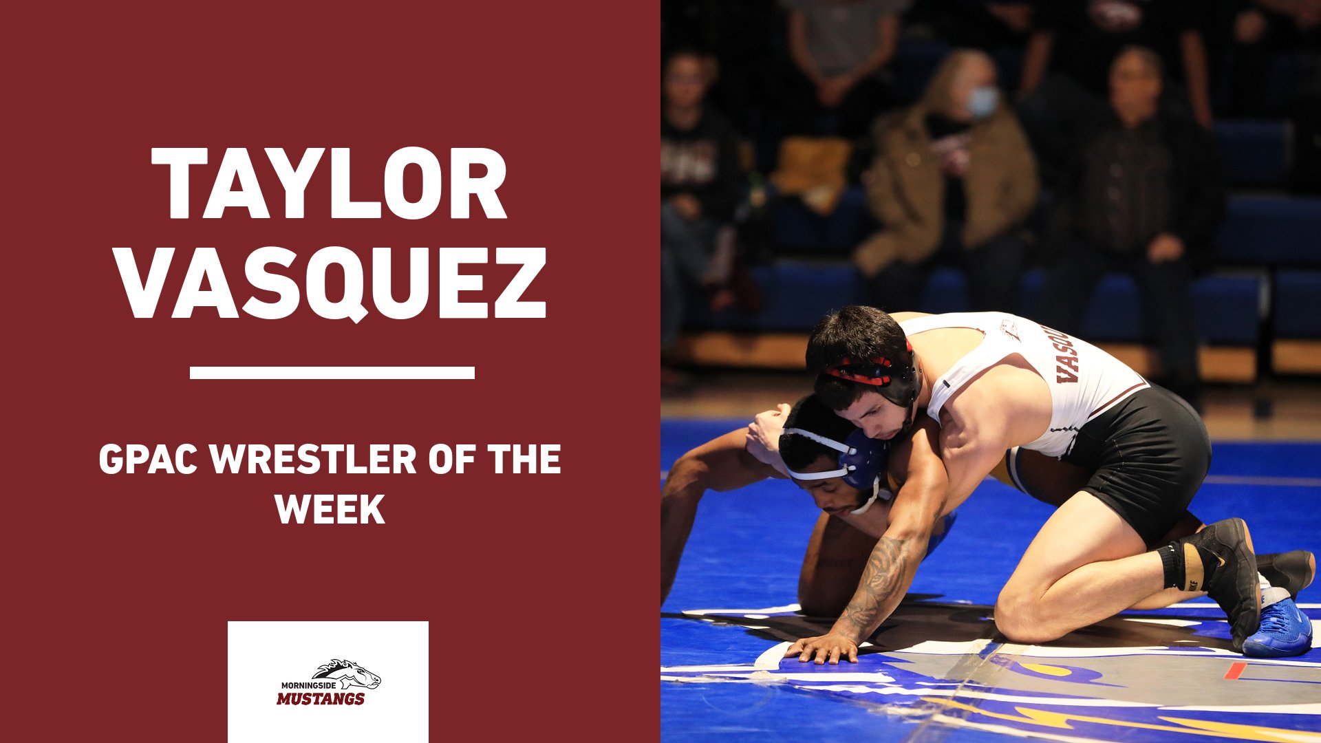 Vasquez named wrestler of the week