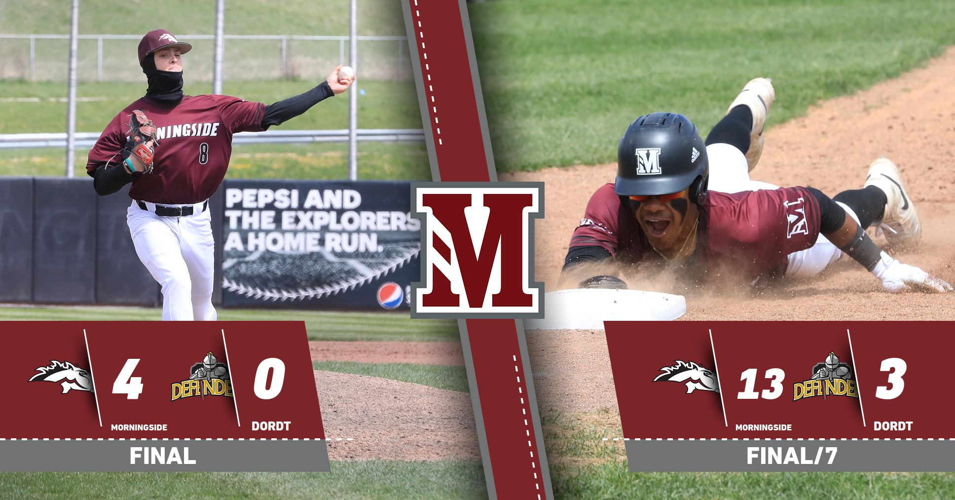 Mustangs sweep Dordt, stay within striking distance of first