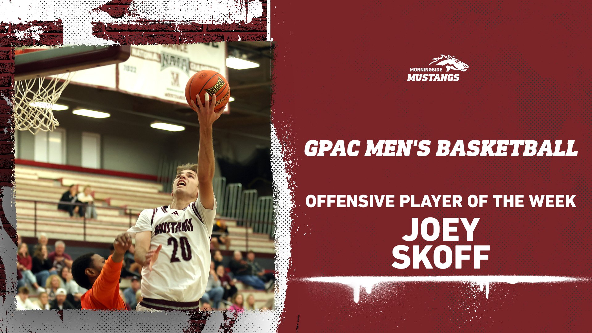 Graphic of Skoff's GPAC Player of the Week announcement. 