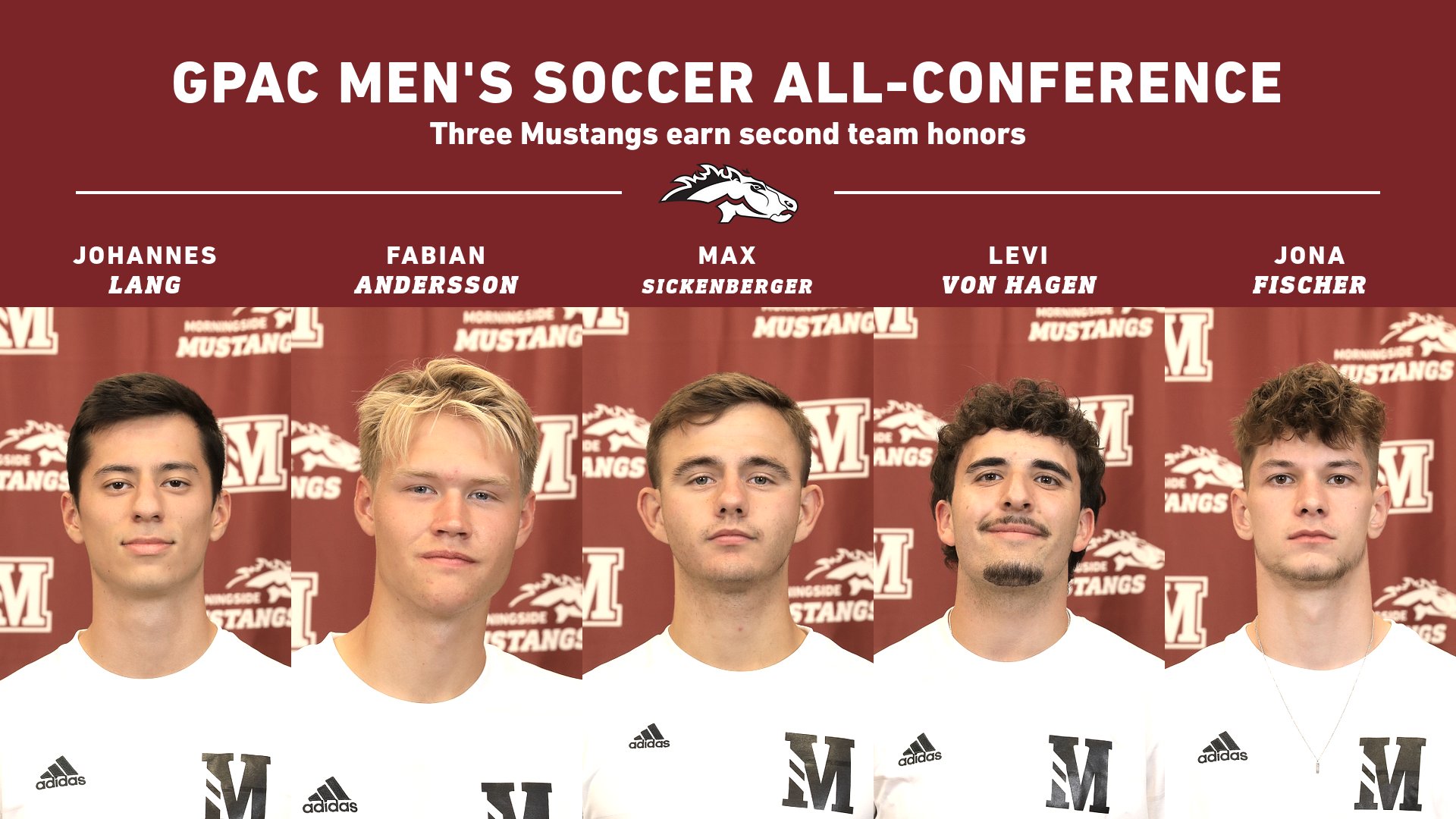 Five Mustangs earn all-conference honors