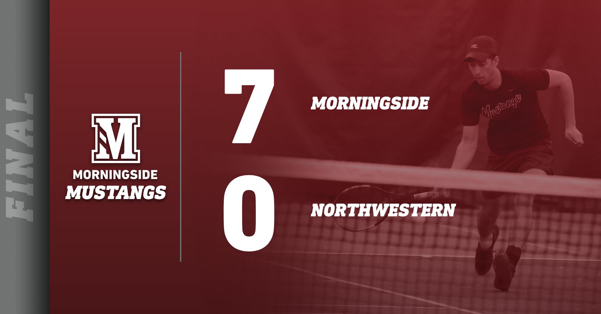 Men's Tennis moves to 12-3 with Northwestern shutout