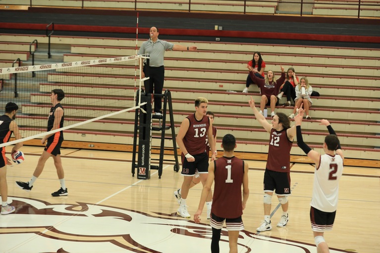Thumbnail photo for the Men's Volleyball vs Jamestown gallery