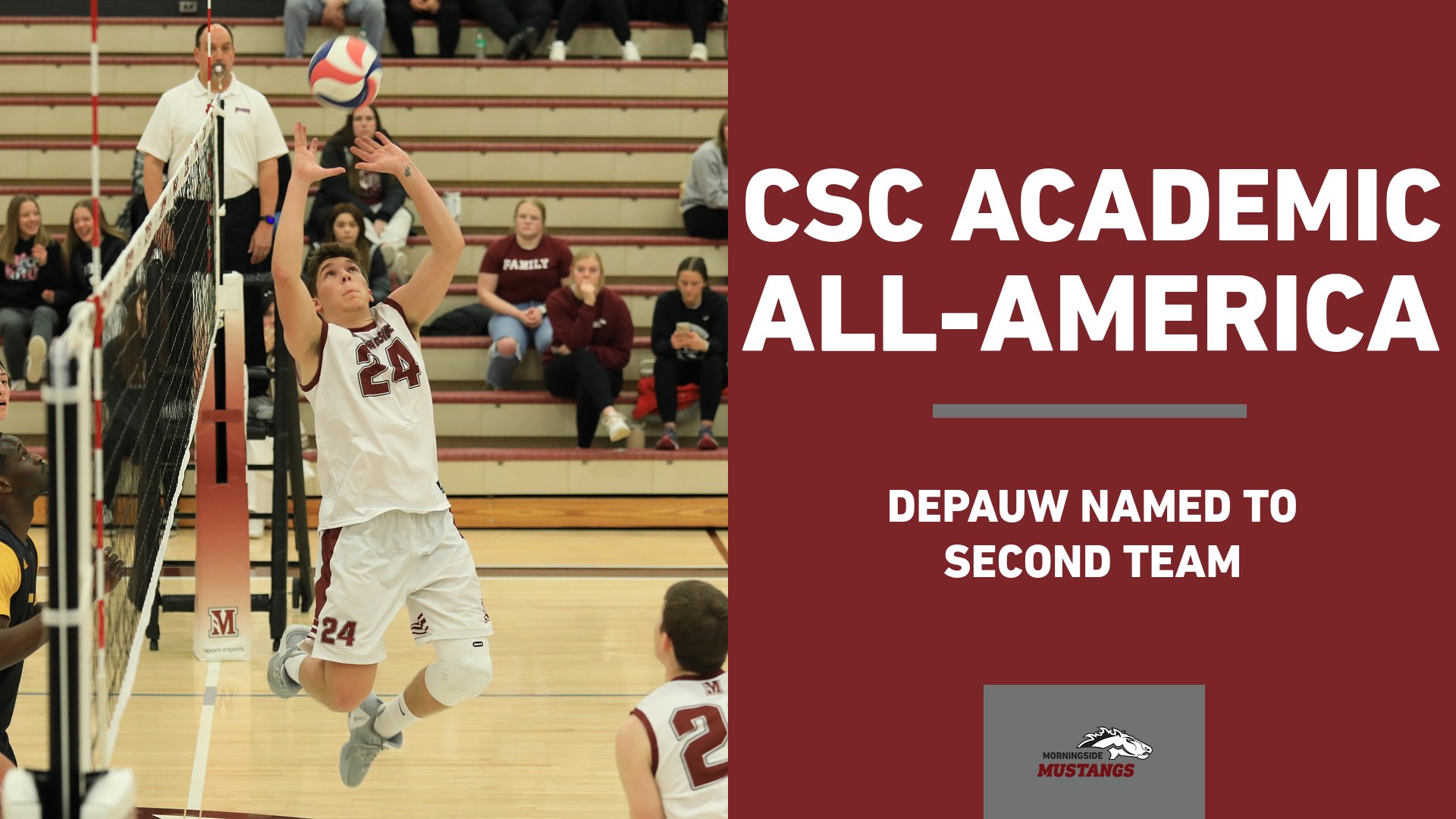Jacob DePauw named second-team Academic All-American by College Sports Communicators