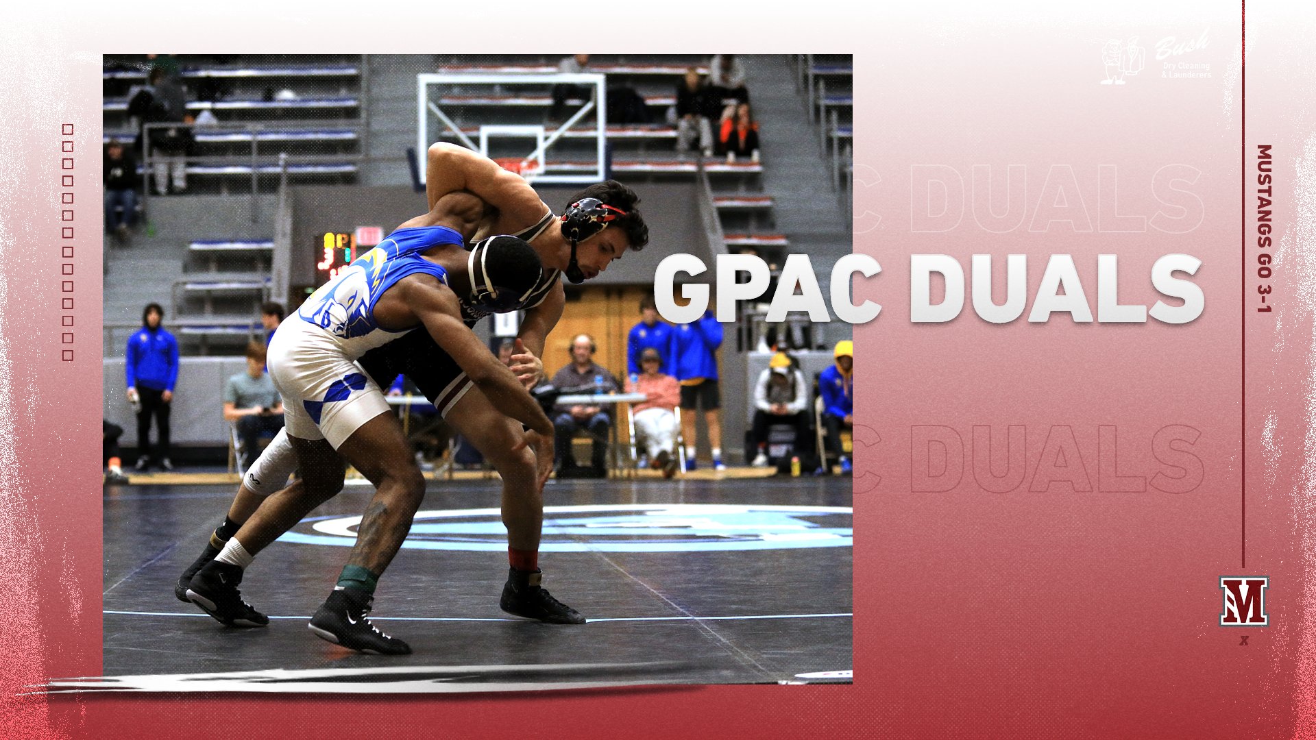 Morningside men's wrestling wins three of four duals at GPAC Duals