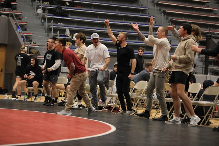Thumbnail photo for the Men's Wrestling GPAC Duals gallery