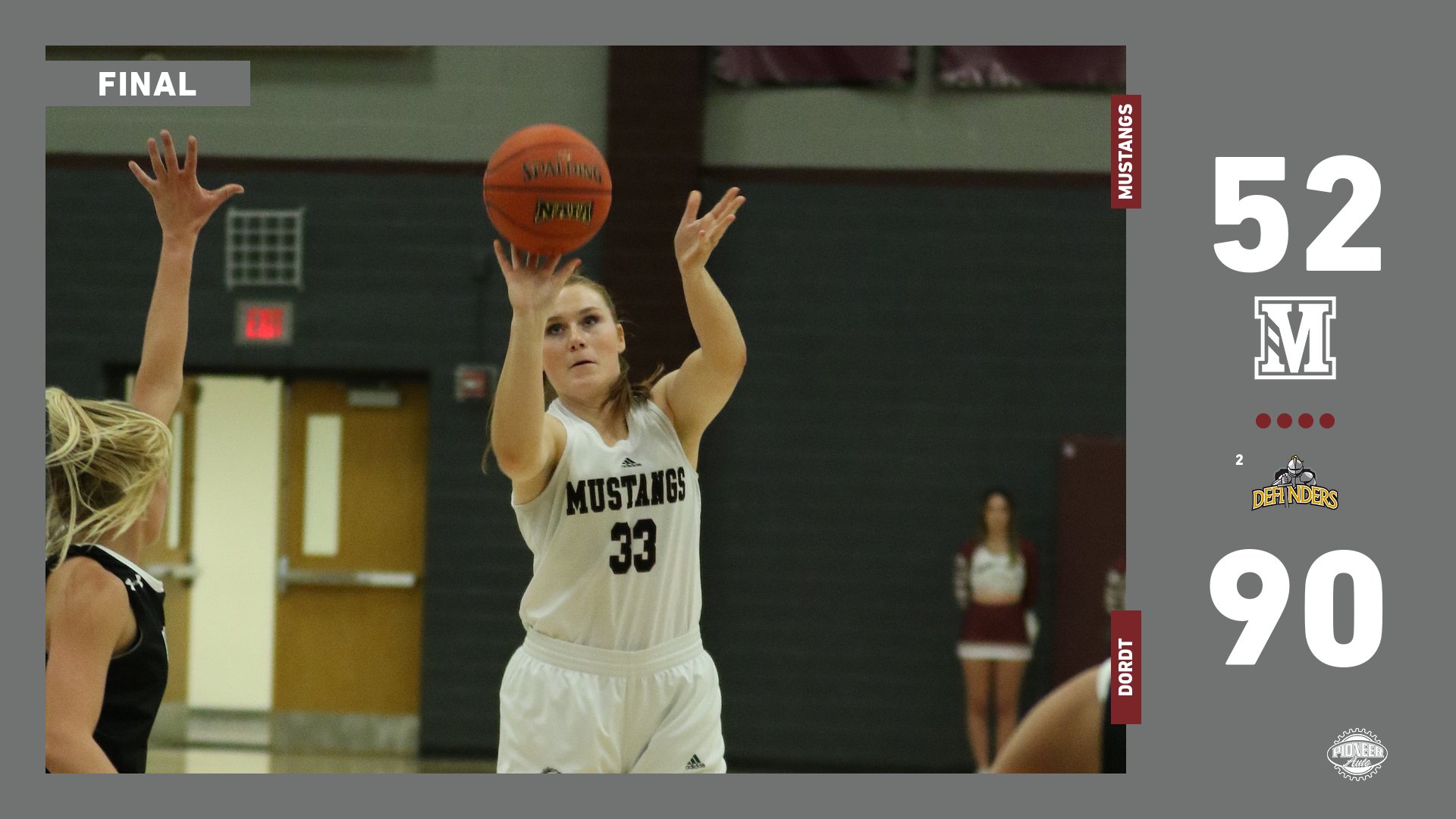 Lily Vollertsen leads Mustangs in 90-52 loss to Dordt