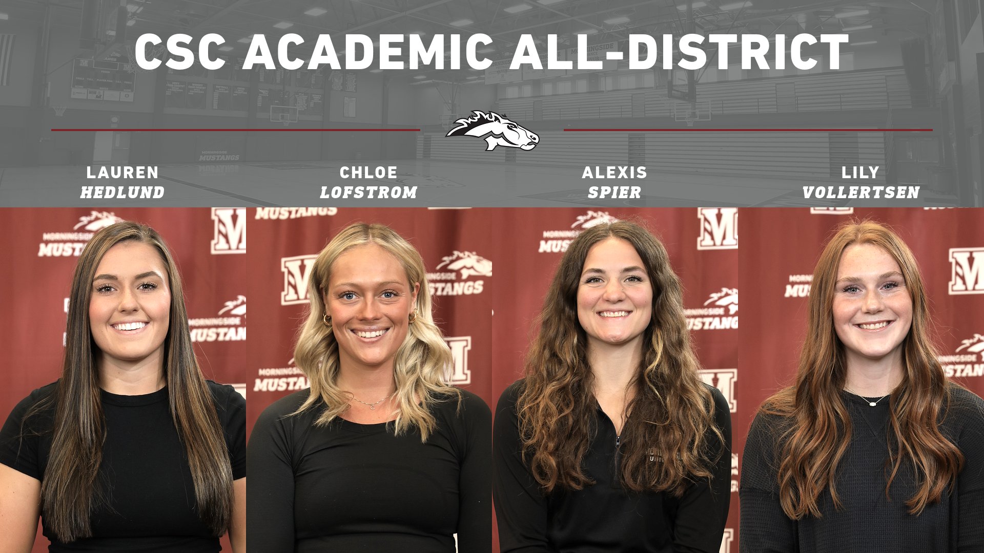 Four women's basketball players named Academic All-District