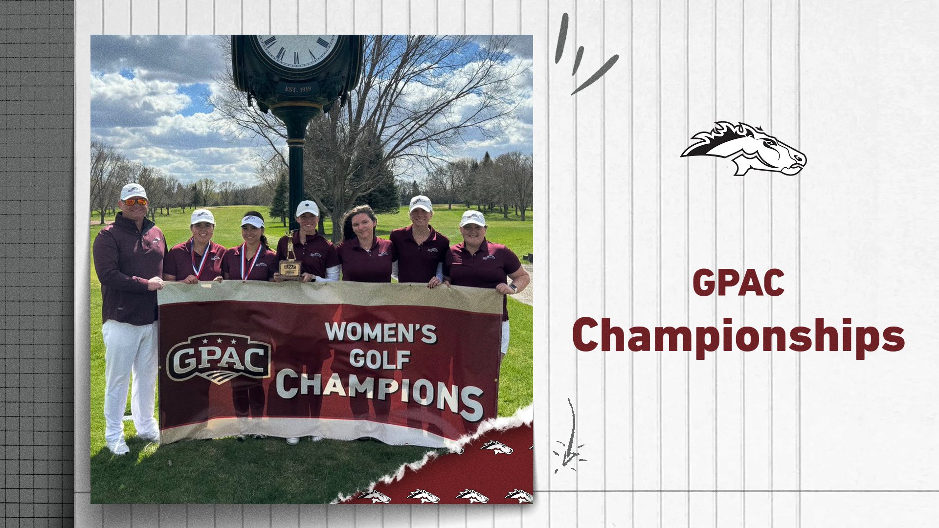 Women's golf adds to trophy case with GPAC Championship