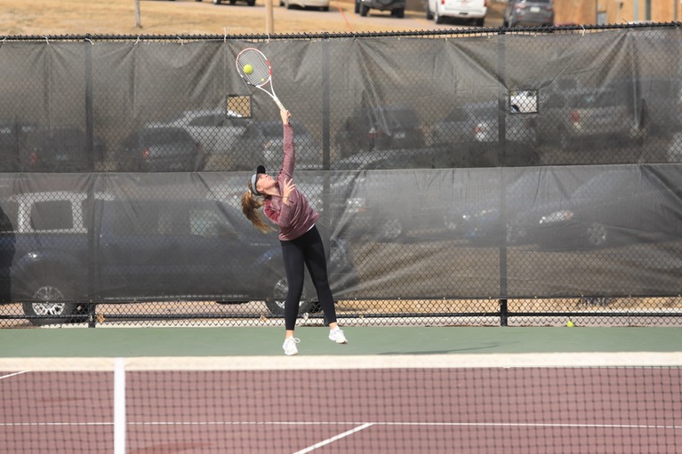 Thumbnail photo for the Women's Tennis vs Mount Marty gallery